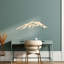 Décoration murale abstraite montagne - ACM argent (11,5 po x 46 po)-2006488006-2006488007