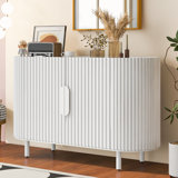 48" Console Table Entryway Sideboard for Hallway Living Room with Adjustable Shelves