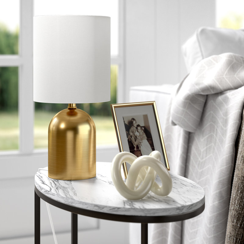 Lampe de chevet 13,25 po Gossner, Laiton