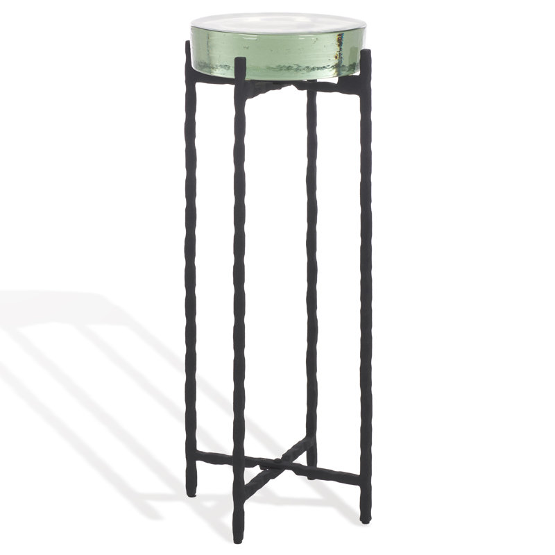Glass Top End Table
