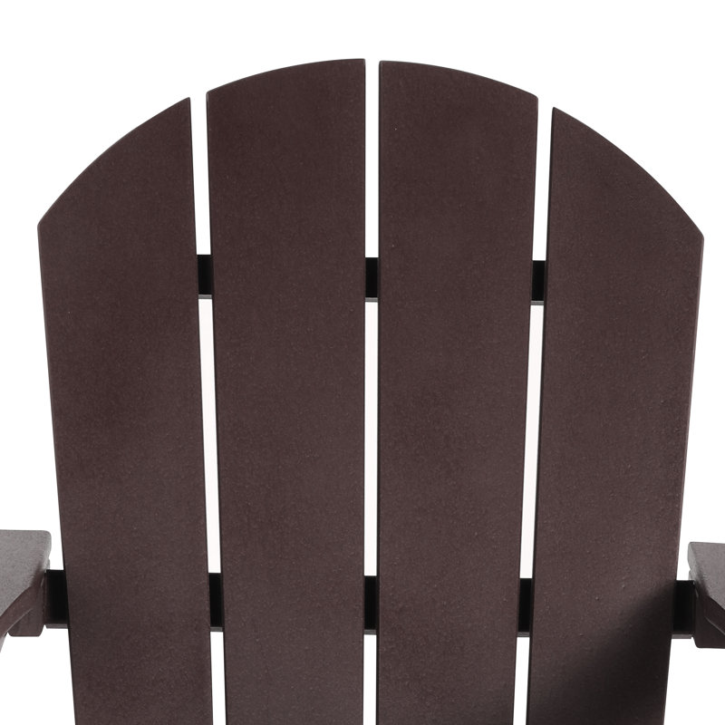 Chaise Adirondack à bascule Laguna, Marron foncé