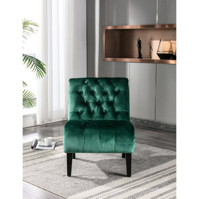 Siège moderne en velours avec rembourrage en mousse - Version pour un bureau élégant et une chambre à coucher