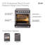 Cuisinière à induction 30 po ILVE Professional Plus II, 4 éléments à induction (porte vitrée)-172643655
