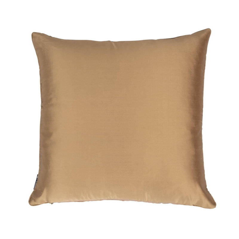 Ardmore 'Dancing Elephants' Silk Pillow, Mist