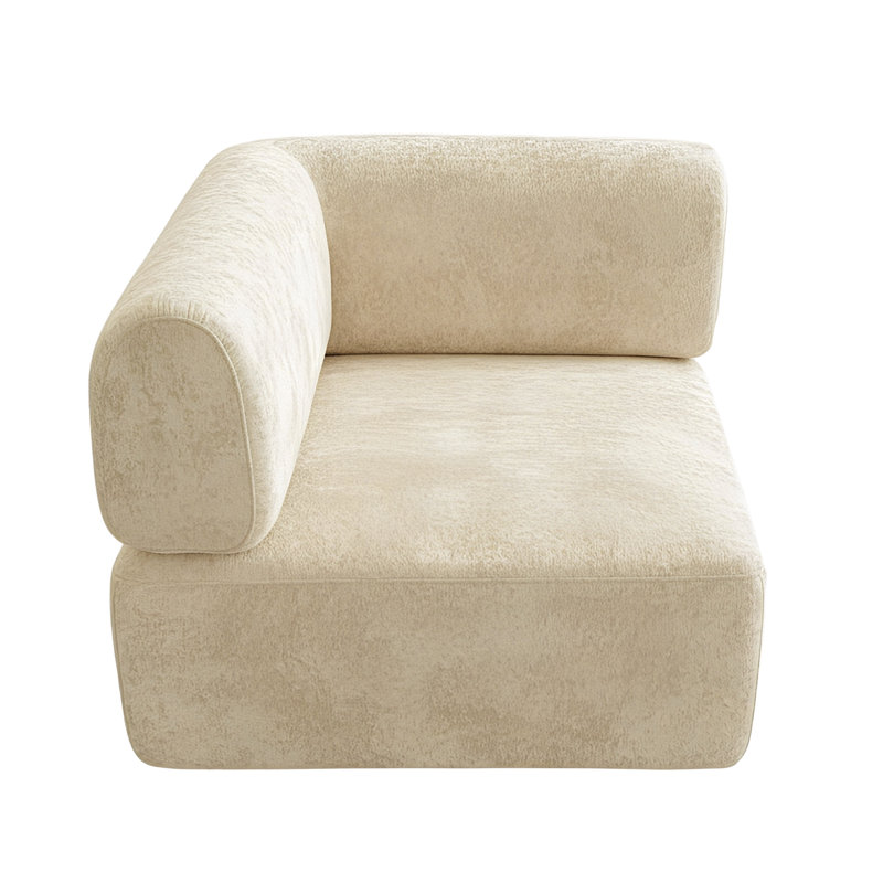 1 Seater Seating Component, White