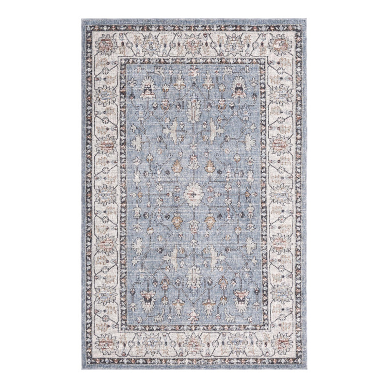 Erica Floral Indoor Rug, Rectangle 5'3" x 8'