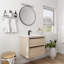 Meuble-lavabo simple avec plateau en bois manufacturé-149084877
