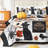 3 Piece 90"x90" Halloween Quilt Set Bedspread Set, Halloween Themed Reversible Bedding Set-103708050-103549205