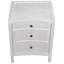 Hampton 3 - Drawer Solid Wood Nightstand-61272593