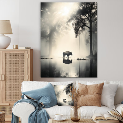 " Gray Buffalo Ethereal Grazing "