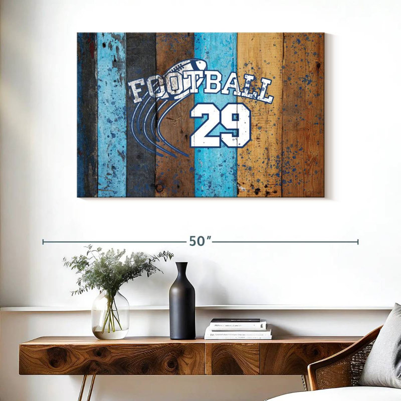 Surface du logo du football Sireci, 26" H x 39" W