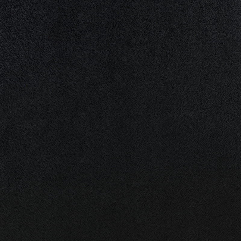 Fauteuil d'appoint rembourré Farallone, Similicuir noir