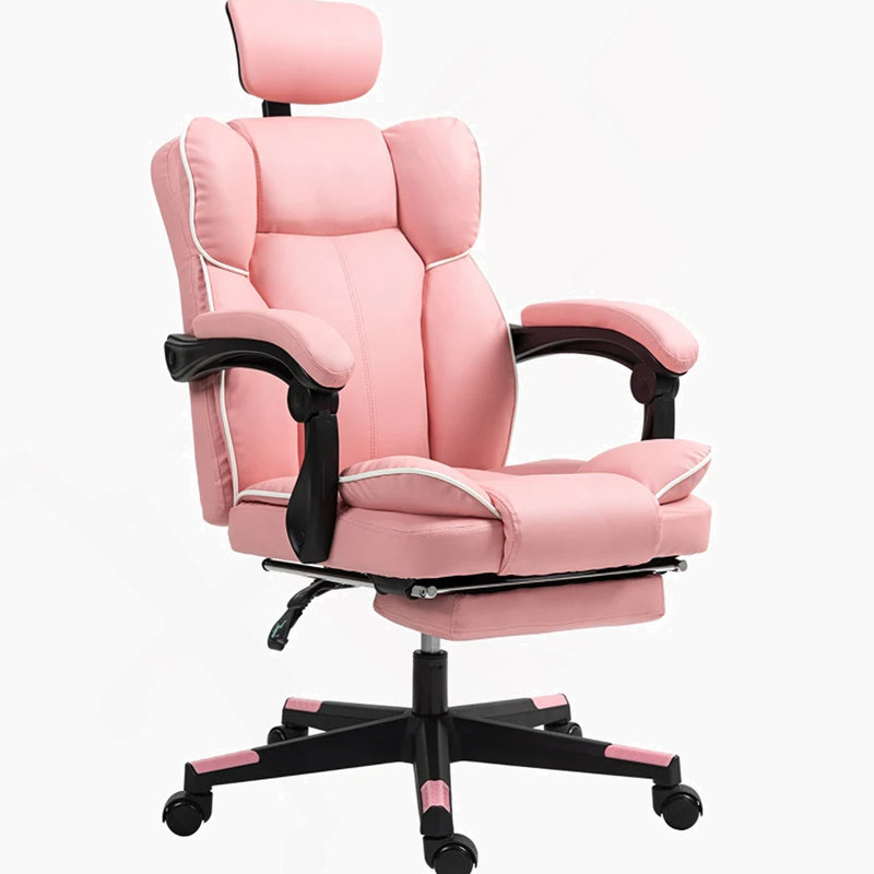 Chaise de bureau pratique, spécialement conçue pour les joueurs à domicile et les employés de bureau, avec fonction inclinable et repose-pieds