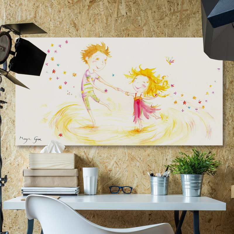 Maya Gur - Wrapped Canvas Painting, 57cm H x 114cm W x 3.81cm D