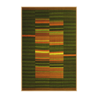 Heidelies Performance Striped Indoor Rug