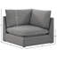 Lin durable sans accoudoirs Tupman Beige-647838159