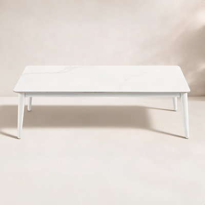 Silvie Aluminum Patio Coffee Table