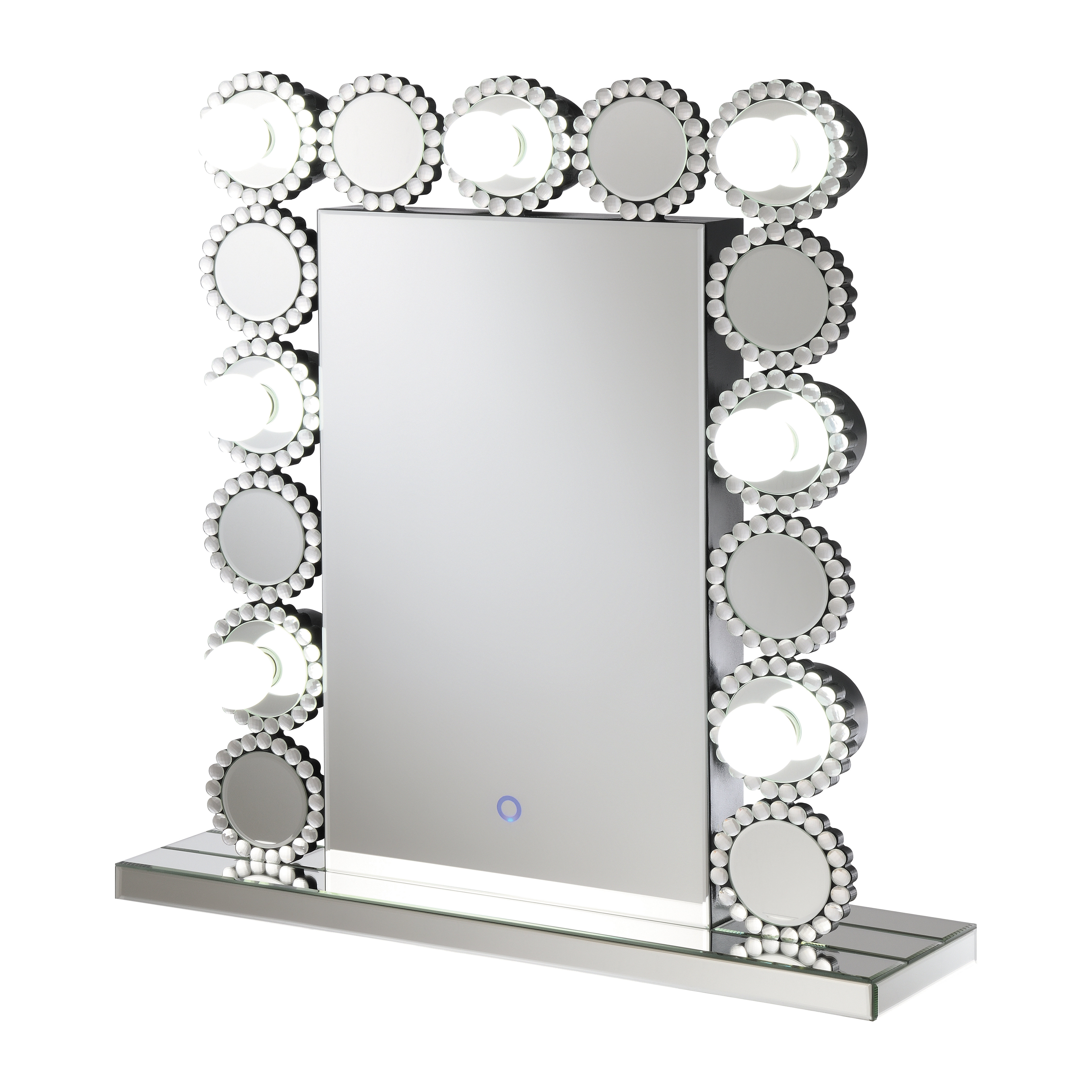 Rosdorf Park Rectangular Table Mirror With LED Lighting Mirror ...