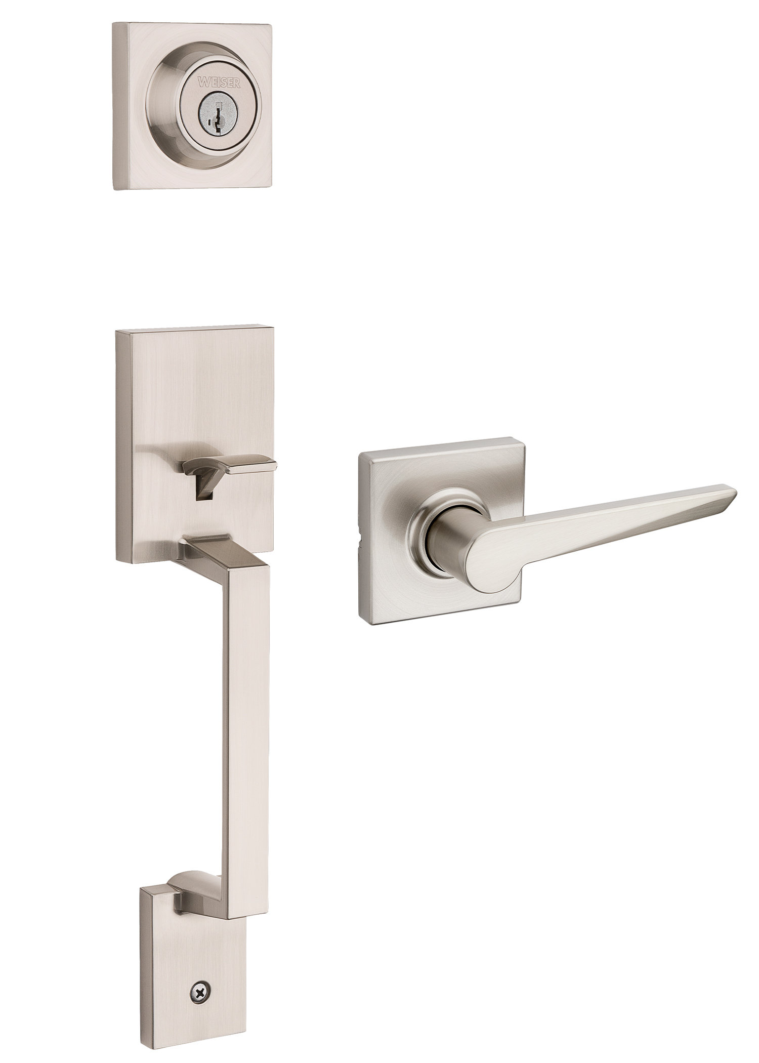 Weiser Amador Entry Handleset And Hollis Interior Lever With Smartkey