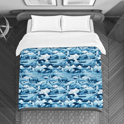 Polyester Machine Printed Duvet Cover