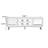 Ash Wood TV Stand with Adjustable Shelves-1323124324