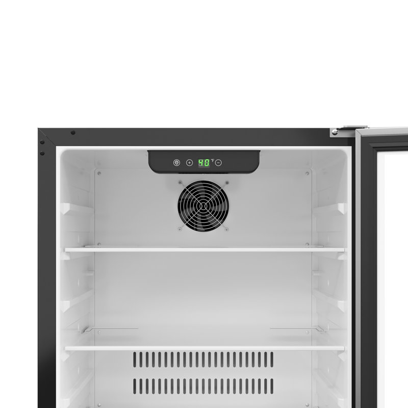 Réfrigérateur encastré et refroidisseur de boissons en acier inoxydable 23,4 po, 5 pieds cubes pi 5C-MF-SS