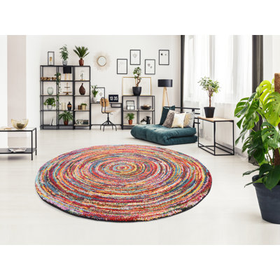 Sybil Shaggy Red Rug