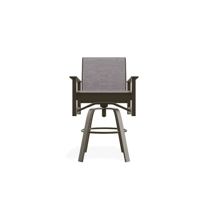 Leeward Polymer Outdoor 26'' Counter Stool, Beachwood, Fossil, 30"