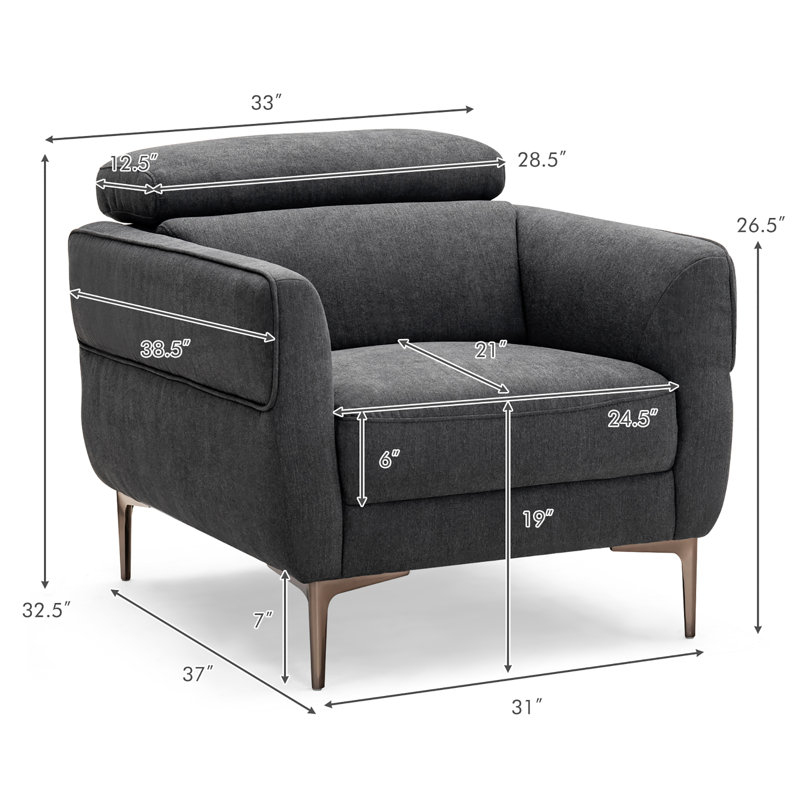 Bathel large capitonné 33 po