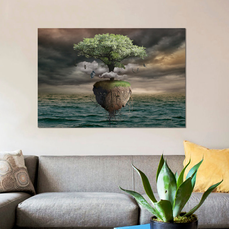 « artful viii », impression sur toile, H 26 po x l 40 po x P 1,5 po, Toile tendue, Pas de tapis
