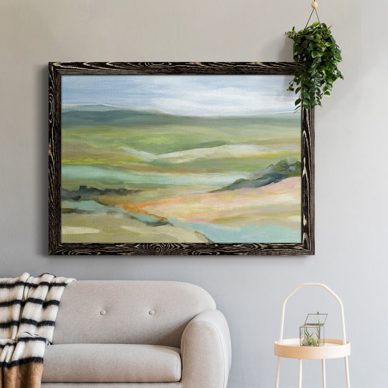 River Valley - Peinture sur toile encadrée, Noir, H 37,5 po x l 27,5 po x P 1,5 po