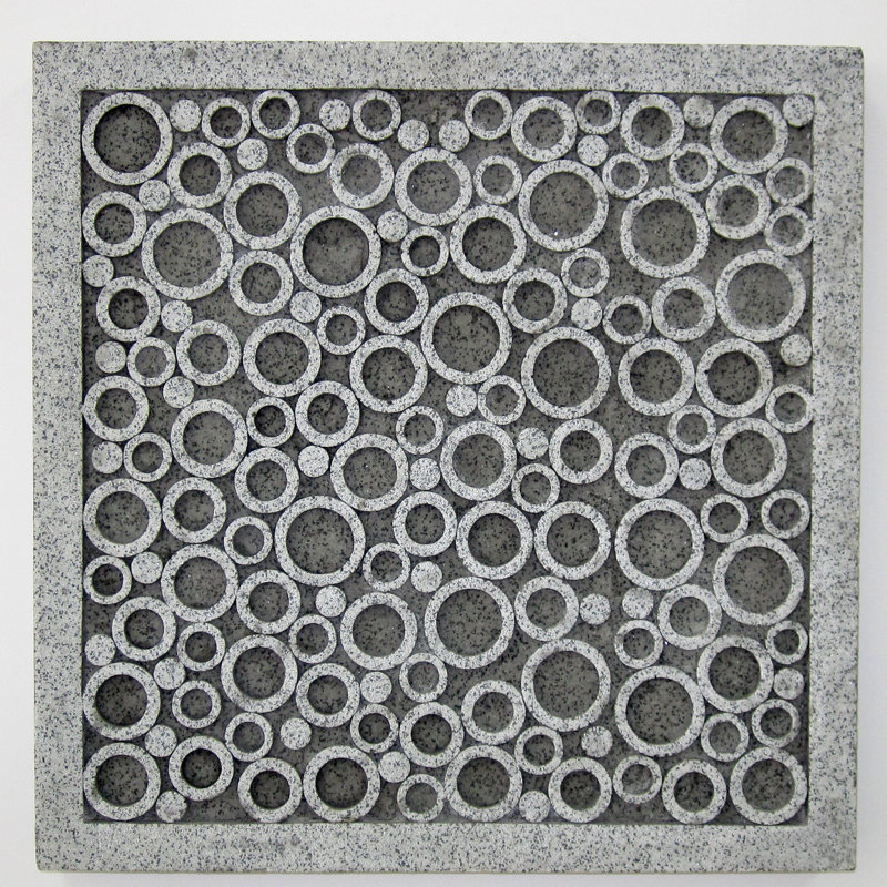 Décoration murale grès, H 17 po x l 12,5 po x P 14 po