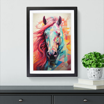 Pony Geometric No.2 - Framed Print
