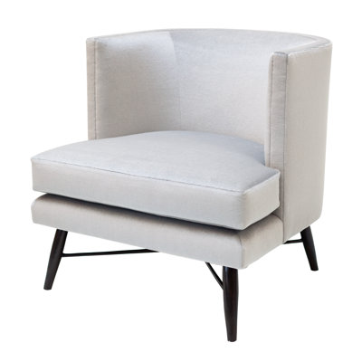 Poppy Leather Barrel Chair