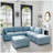 Clareville Modular Storage Sectional Sofa-863495815-863495865