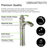 Single-handle Bathroom Faucet with Drain Assembly-44571113