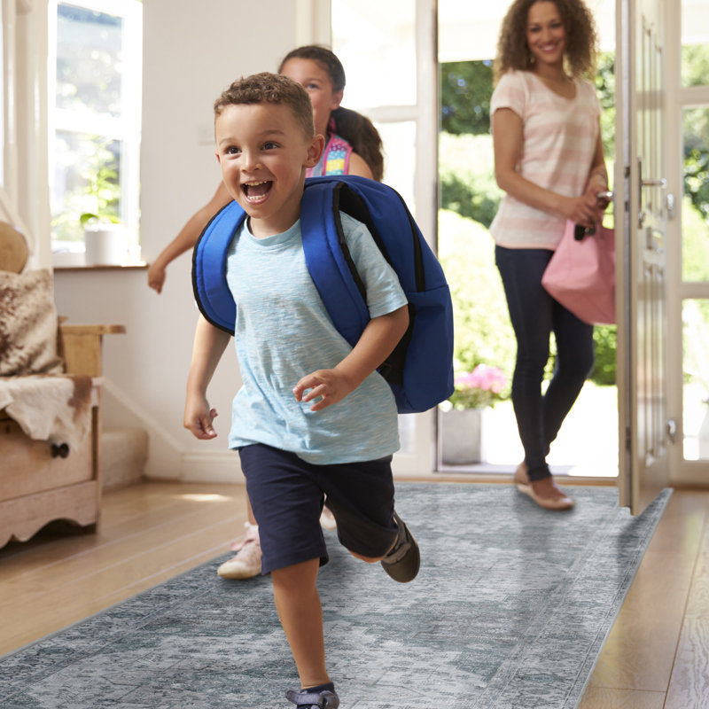 Washable Oriental Indoor Rug, Runner 3' x 9'