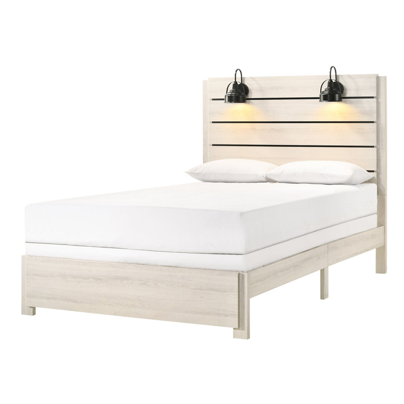 Lit transitionnel très grand avec profil bas et lattes - Chambre à coucher fonctionnelle de style polyvalent