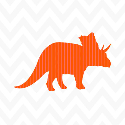 Dino Tri - impression sur toile tendue