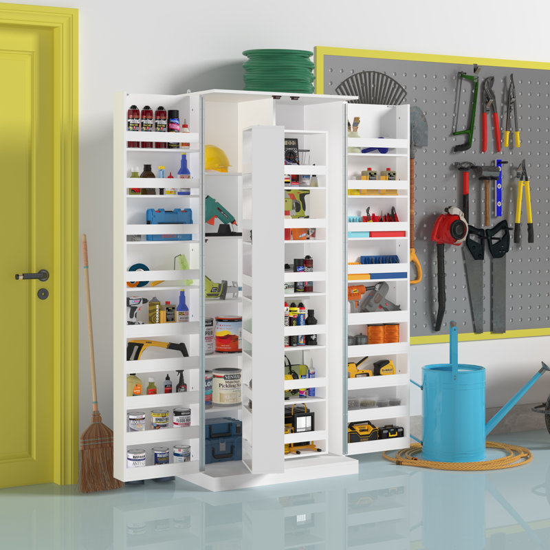 Long Run Garage Racking Latitude Run® Garage Cabinet With Rotating Storage Racks - Wayfair Canada