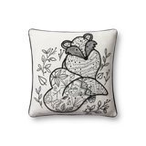 Embroidered Throw Pillow