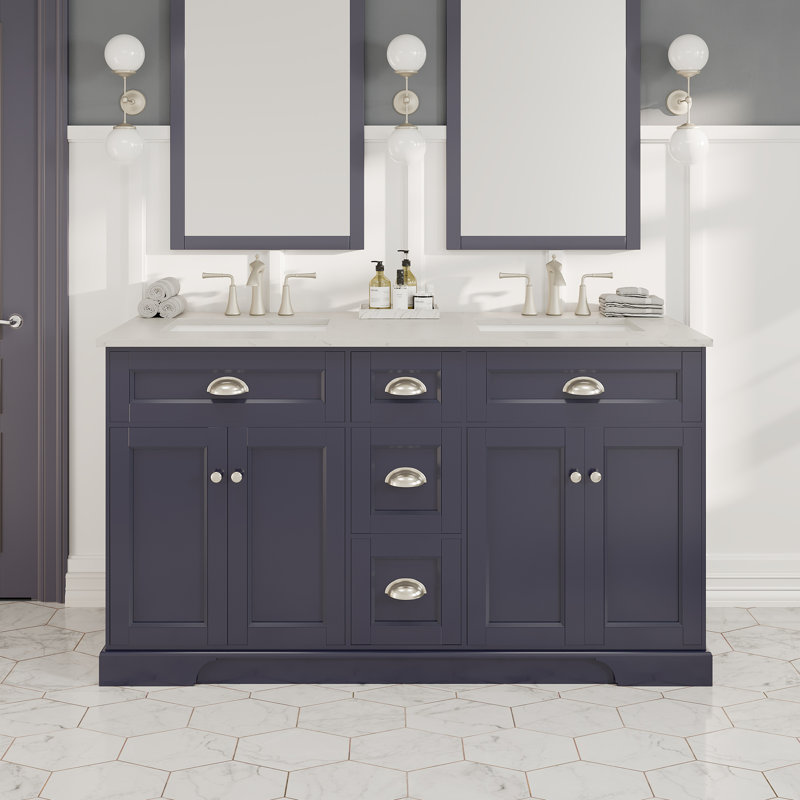 Didomenico 60" Double Bathroom Vanity Set