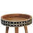 Adagdak Solid Wood 3 Legs End Table