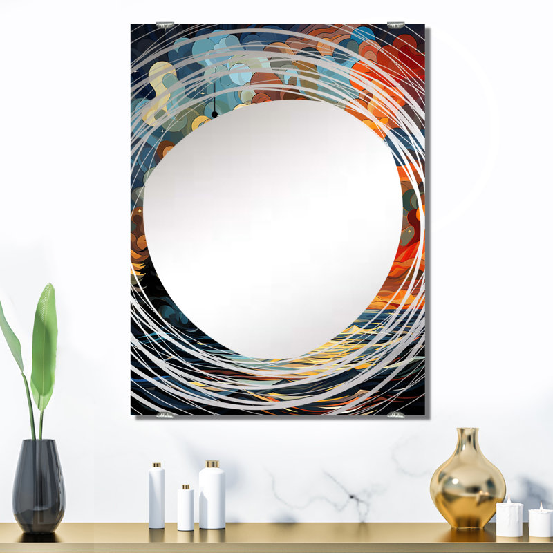 Adhamh - Miroir mural phares, 32 po x 24 po