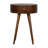 Nordic Chestnut Circular Shaped Bedside