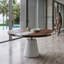 Asolo Round Walnut Wood Dining Table-117049172