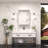 Gervon Rectangle Recessed Medicine Cabinet with Adjustable Shelves-1056989740-1021831167