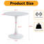 Table de salle à manger à piédestal 31,5 po Karem-200107056