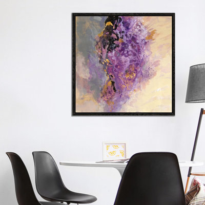 Amethyst 1 Piece Wall Art on Canvas