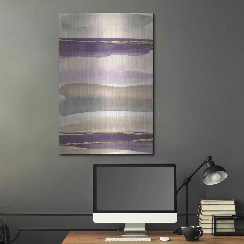 «Gilded Amethyst I Crop» par Chris Paschke, H 36 po x l 24 po